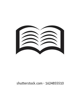 Book Logo Template vector Illustration design