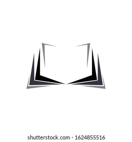 Book Logo Template vector Illustration design