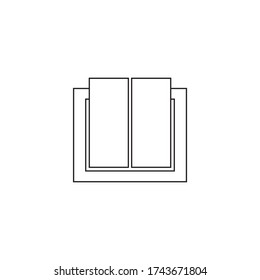 Vector de plantilla de logotipos de libro Diseño de ilustración