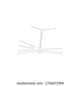 Vector de plantilla de logotipos de libro Diseño de ilustración