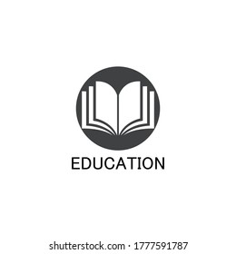 Book Logo Template vector Illustration design