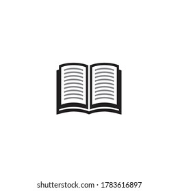 Book Logo Template vector Illustration design