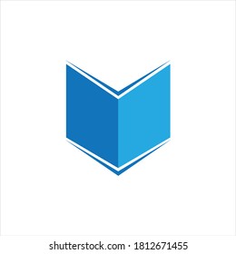 Book Logo Template vector Illustration design