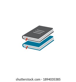 Vector de plantilla de logotipos de libro Diseño de ilustración