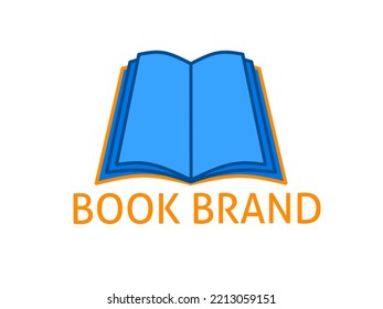 book logo with trendy design