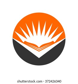 book logo vector.