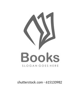 Book logo  vector