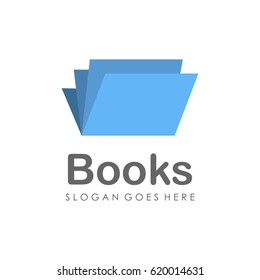 Book logo vector
