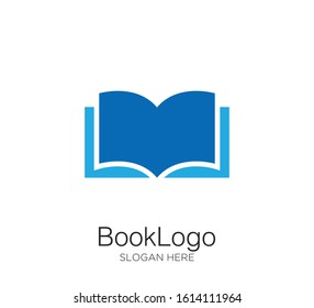 book logo vector design concept