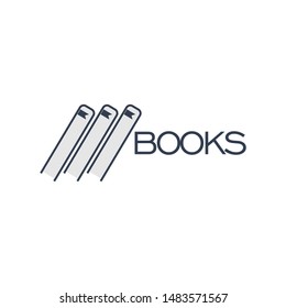 Book logo vector design template element