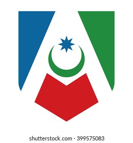 book logo vector. education and learning icon.