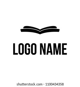 Book logo vector icon illustration
