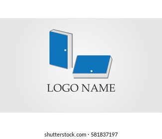 Book logo vector icons template 