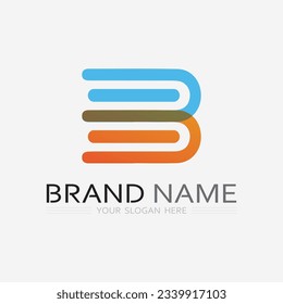 Book logo vector and illustration education icon