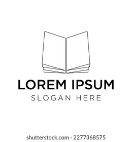 book logo vector illustration isolated on white background