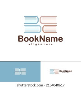 Book logo vector template, Creative Book logo design concepts