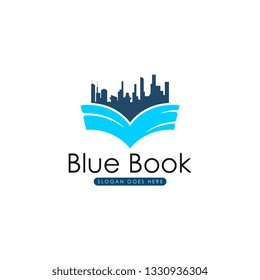 Book logo vector. Book logo template. Paper book logo