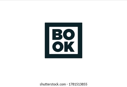 Book Logo Vector Templates Simple Black Library