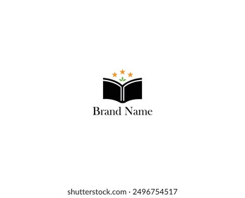 Book logo vector,book logo design illustration