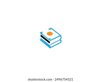 Book logo vector,book logo design illustration