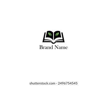 Book logo vector,book logo design illustration
