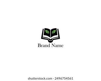 Book logo vector,book logo design illustration