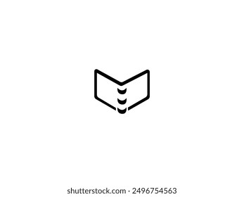 Book logo vector,book logo design illustration