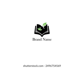 Book logo vector,book logo design illustration