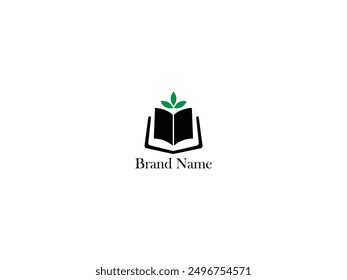 Book logo vector,book logo design illustration