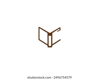 Book logo vector,book logo design illustration