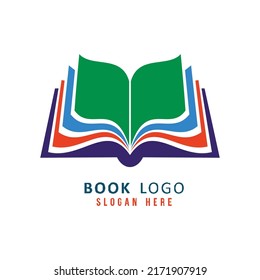 book logos that are easy to understand, very suitable for logos and designs for libraries, education, schools, campuses and others
