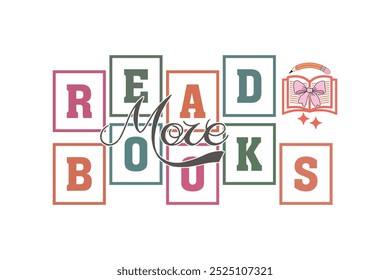 Book Lover EPS typography T shirt design