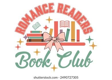 Book Lovers Coquette Social Club Shirt Design