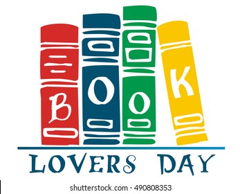 Book Lovers Day Vector Illustration 