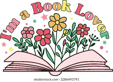 Book Lovers Flower's Sublimation Bundle