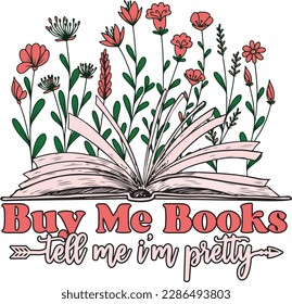 Book Lovers Flower's Sublimation Bundle