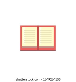 diseño de iconos de estilo libro y relleno, literatura de educación leer biblioteca escuela de información universitaria aprendizaje y tema de texto Ilustración de vectores