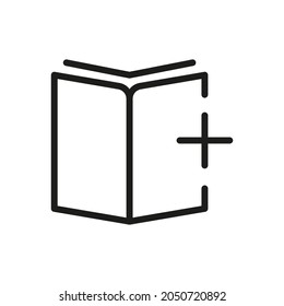Book, Magazine, Reading Related Vector Line Icon 