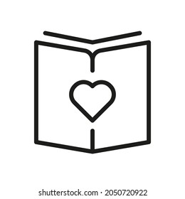 Book, Magazine, Reading Related Vector Line Icon 