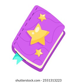 book of magic icon isolated