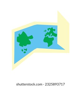 book map symbol or book map icon