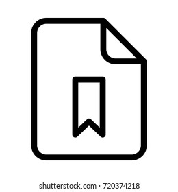 book mark file icon