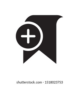 book mark icon vector symbol template