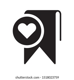 book mark icon vector symbol template