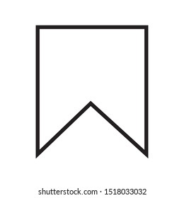 book mark icon vector symbol template