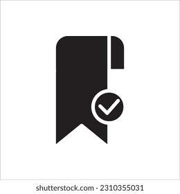 book mark line new vector icon