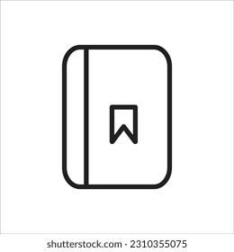 book mark line new vector icon