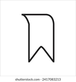 book mark vector icdon line template