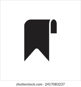 book mark vector icdon line template