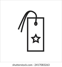 book mark vector icdon line template